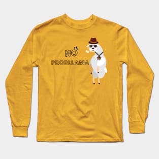 No Probllama Long Sleeve T-Shirt